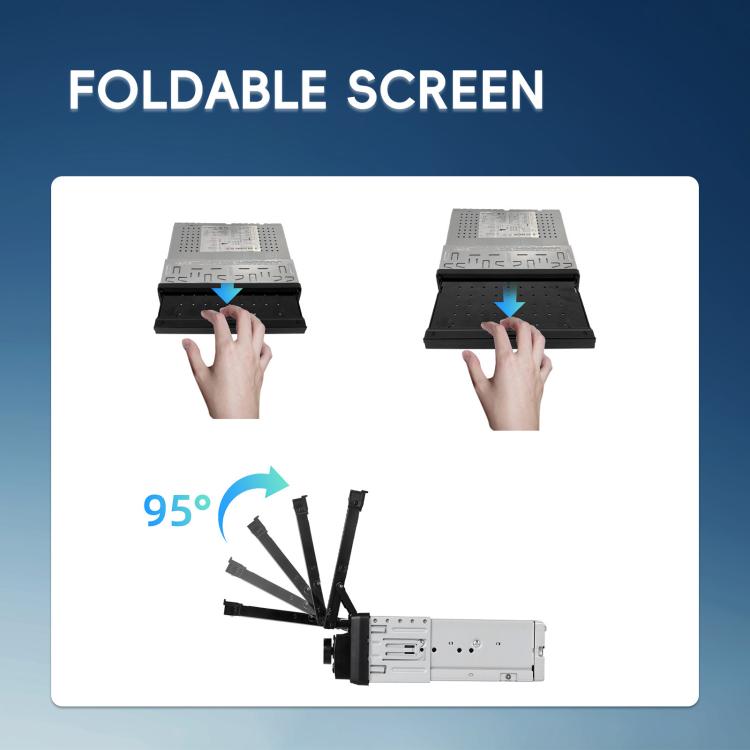 7 inch Universal Manual Retractable Screen Car MP5 Player Car Center Control All-in-One Wired Carplay, Spec: Standard - Car MP3 & MP4 & MP5 by buy2fix | Online Shopping UK | buy2fix