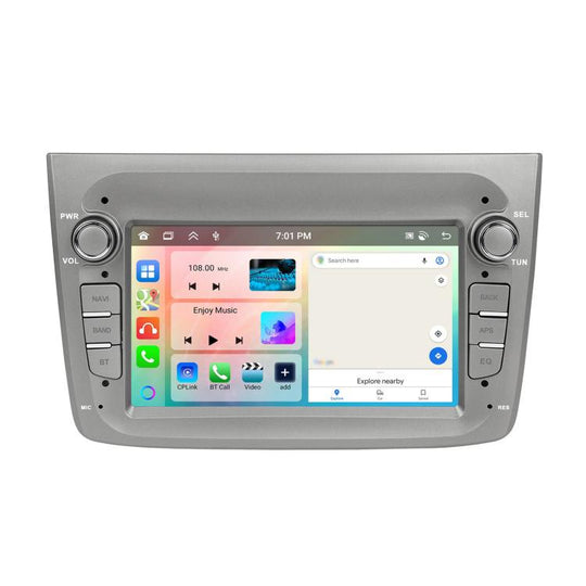 For Alfa Romeo MITO 2008-2016 7 inch Horizontal Screen Android 15 Carplay Car Center Control Integrated Machine, Memory: 4+64G(Standard)