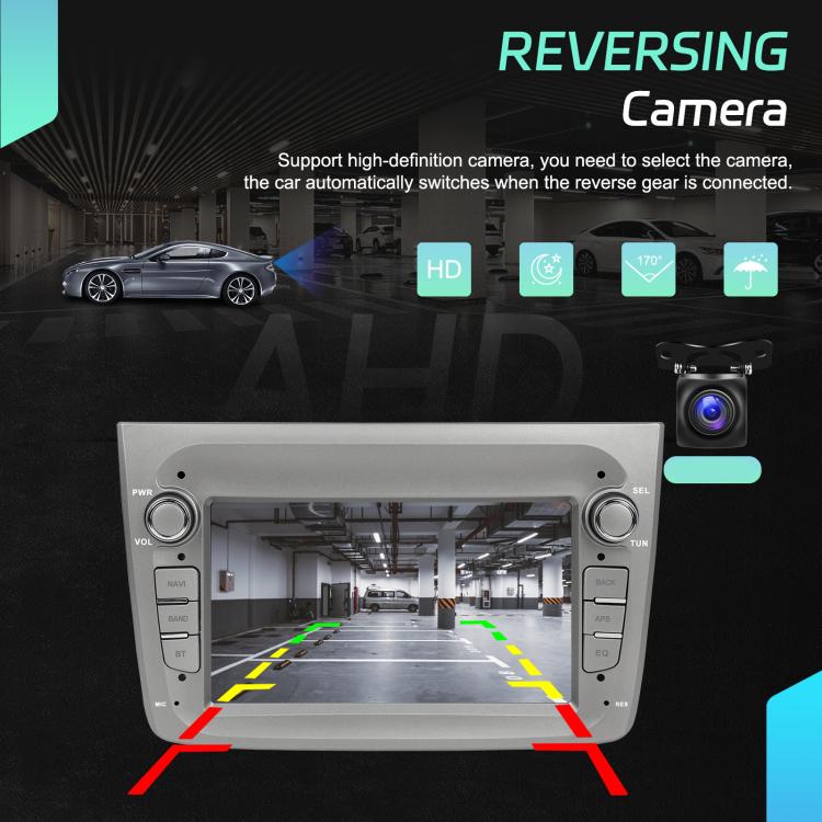 For Alfa Romeo MITO 2008-2016 7 inch Horizontal Screen Android 15 Carplay Car Center Control Integrated Machine, Memory: 4+64G(Standard+AHD Camera) - Car MP3 & MP4 & MP5 by buy2fix | Online Shopping UK | buy2fix