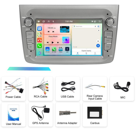 For Alfa Romeo MITO 2008-2016 7 inch Horizontal Screen Android 15 Carplay Car Center Control Integrated Machine, Memory: 2+64G(Standard) - Car MP3 & MP4 & MP5 by buy2fix | Online Shopping UK | buy2fix