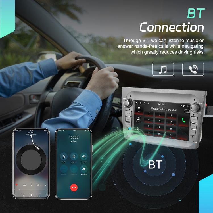 For Alfa Romeo MITO 2008-2016 7 inch Horizontal Screen Android 15 Carplay Car Center Control Integrated Machine, Memory: 4+64G(Standard) - Car MP3 & MP4 & MP5 by buy2fix | Online Shopping UK | buy2fix