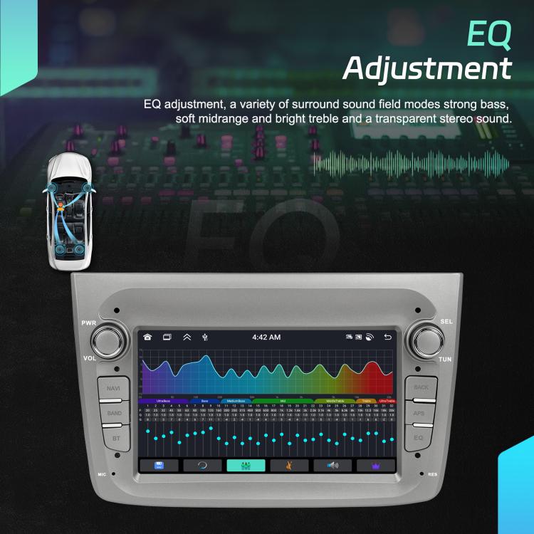 For Alfa Romeo MITO 2008-2016 7 inch Horizontal Screen Android 15 Carplay Car Center Control Integrated Machine, Memory: 2+64G(Standard+AHD Camera) - Car MP3 & MP4 & MP5 by buy2fix | Online Shopping UK | buy2fix