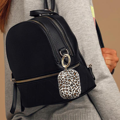 For AirPods Pro 2 / Pro AhaStyle TPU Leopard Print Protective Case(Blue) - For AirPods Pro 2 by AhaStyle | Online Shopping UK | buy2fix