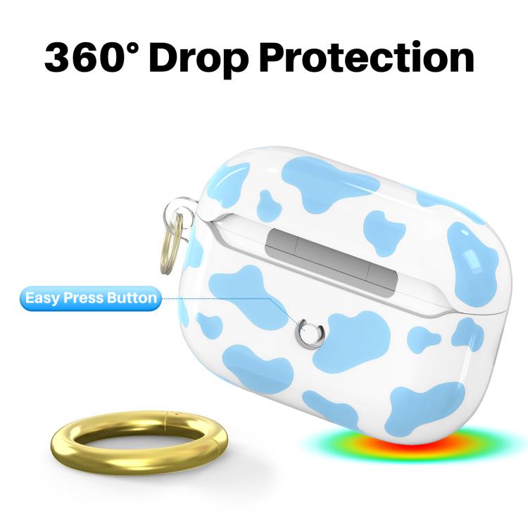 For AirPods Pro 2 / Pro AhaStyle TPU Drop Protection Case(Pink) - For AirPods Pro 2 by AhaStyle | Online Shopping UK | buy2fix