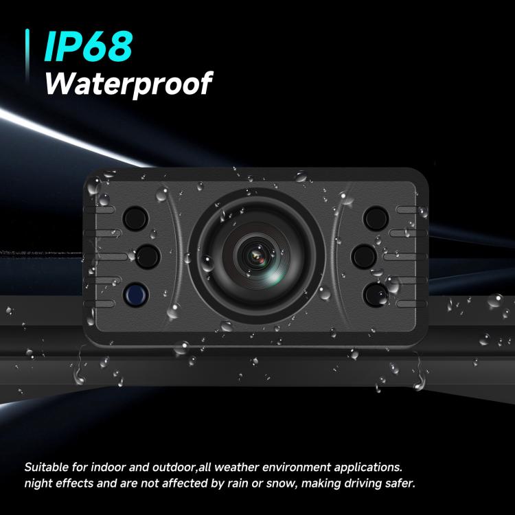 4.3 inch Digital Wireless HD 1 To 1 Reversing Display Car Center Control All-in-One Machine, Spec: With Short License Plate Holder Europe - Car Monitor by buy2fix | Online Shopping UK | buy2fix