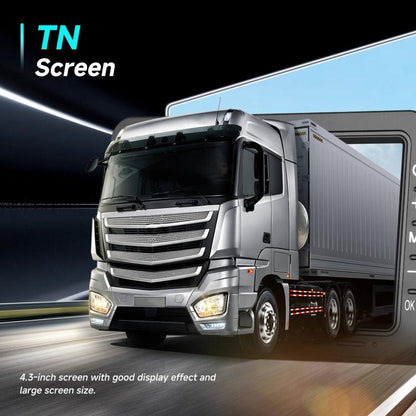 4.3 inch Digital Wireless HD 1 To 1 Reversing Display Car Center Control All-in-One Machine, Spec: With Short License Plate Holder Europe - Car Monitor by buy2fix | Online Shopping UK | buy2fix