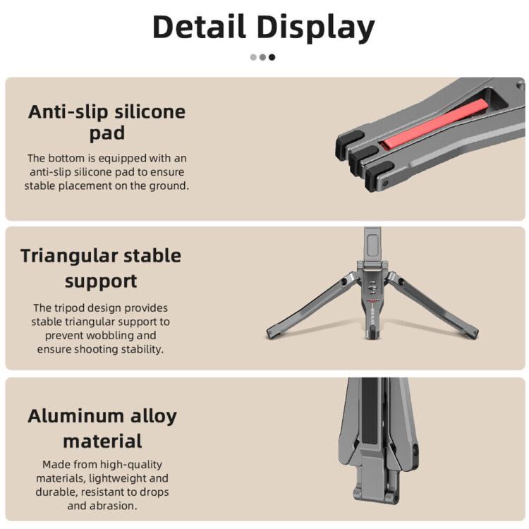 Magsafe Mobile Phone Magnetic Holder Desktop Tripod(Silver Gray) - Desktop Holder by buy2fix | Online Shopping UK | buy2fix