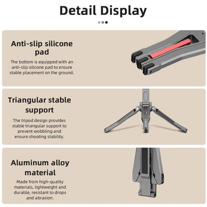 Magsafe Mobile Phone Magnetic Holder Desktop Tripod(Silver Gray) - Desktop Holder by buy2fix | Online Shopping UK | buy2fix