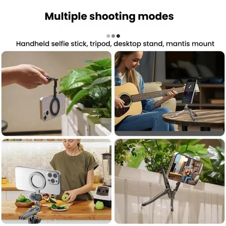 Magsafe Mobile Phone Magnetic Holder Desktop Tripod(Silver Gray) - Desktop Holder by buy2fix | Online Shopping UK | buy2fix