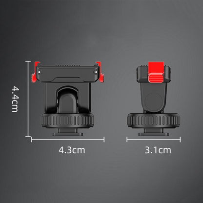 For Osmo Action 3 / 4 / 5 Pro Flymile AC5003 Magnetic Head Quick Release Base(Black) - Mount & Holder by Flymile | Online Shopping UK | buy2fix