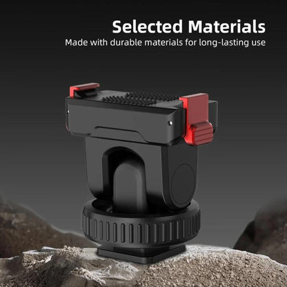 For Osmo Action 3 / 4 / 5 Pro Flymile AC5003 Magnetic Head Quick Release Base(Black) - Mount & Holder by Flymile | Online Shopping UK | buy2fix