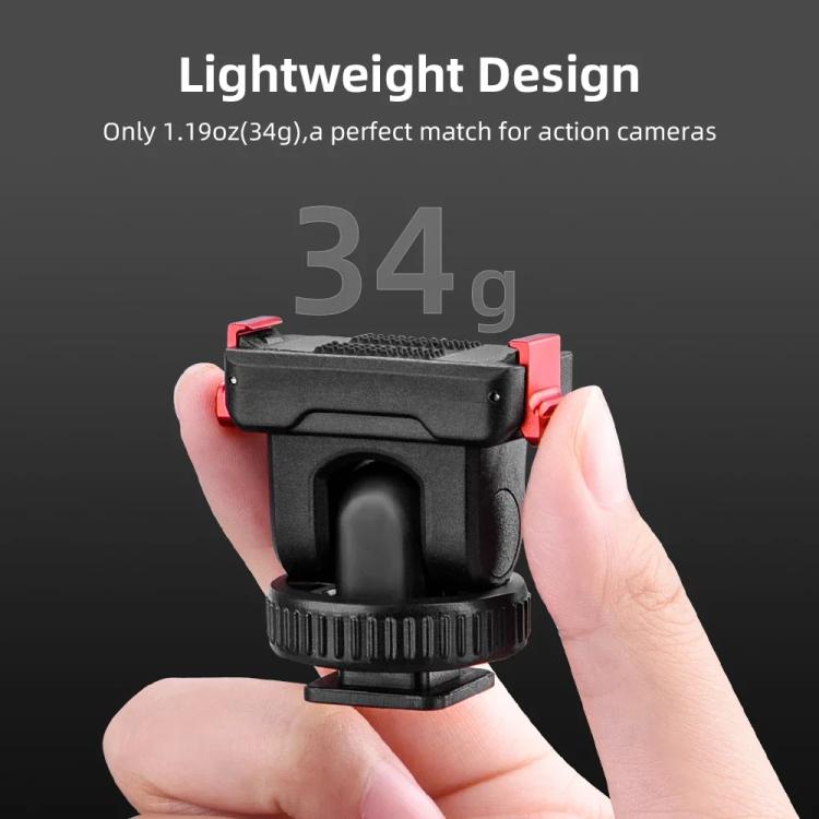 For Osmo Action 3 / 4 / 5 Pro Flymile AC5003 Magnetic Head Quick Release Base(Black) - Mount & Holder by Flymile | Online Shopping UK | buy2fix