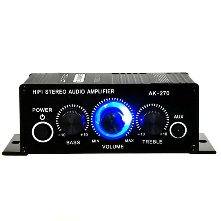 AK270 Car Home Stereo Mini Amplifier - Car Amplifiers by buy2fix | Online Shopping UK | buy2fix