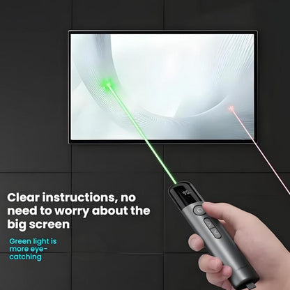 ASiNG A17 Pro Dual Mode Wireless Laser Presentation Pointer - USB/Bluetooth Rechargeable Adjustable Brightness -  by ASiNG | Online Shopping UK | buy2fix