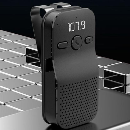 C17 Car Visor Bluetooth Hands Free 1 To 2 Large Volume Car Phone Speaker - Bluetooth Car Kits by buy2fix | Online Shopping UK | buy2fix