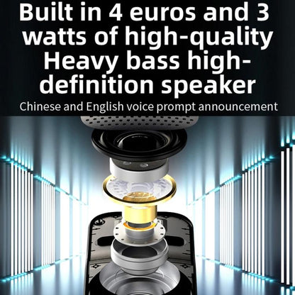 C17 Car Visor Bluetooth Hands Free 1 To 2 Large Volume Car Phone Speaker - Bluetooth Car Kits by buy2fix | Online Shopping UK | buy2fix