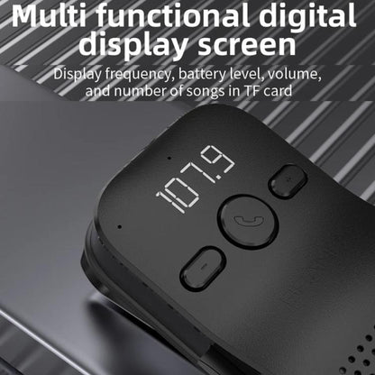 C17 Car Visor Bluetooth Hands Free 1 To 2 Large Volume Car Phone Speaker - Bluetooth Car Kits by buy2fix | Online Shopping UK | buy2fix