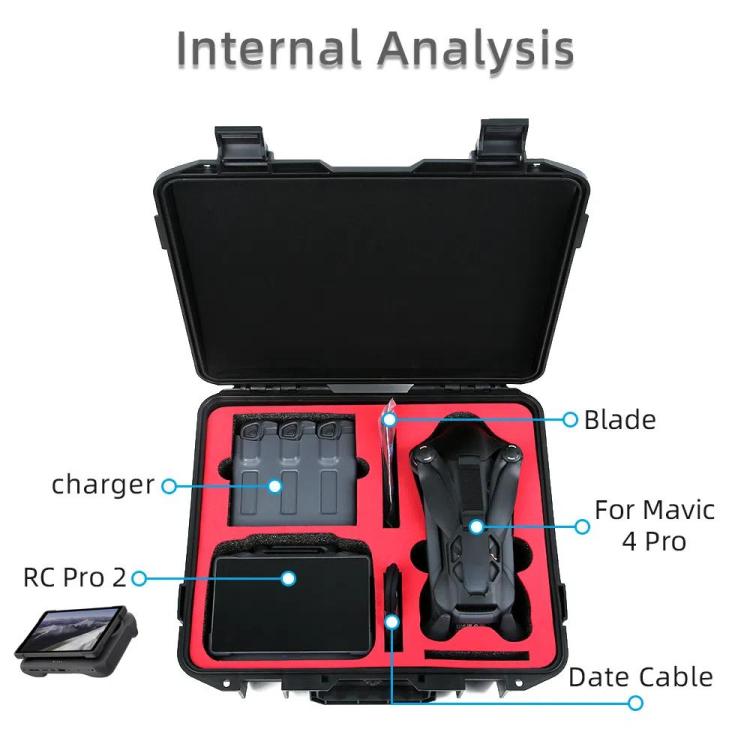 For DJI Mavic 4 Pro Creator Combo RC Pro 2 Explosion-Proof Case Storage Box Suitcase With Shoulder Strap(Colorful Pattern) - Backpacks & Bags by buy2fix | Online Shopping UK | buy2fix