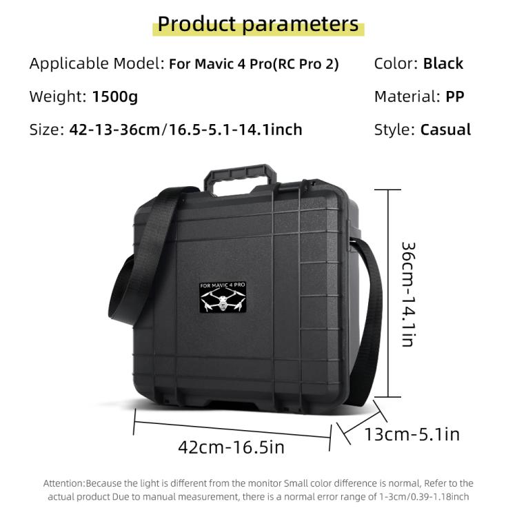 For DJI Mavic 4 Pro Creator Combo RC Pro 2 Explosion-Proof Case Storage Box Suitcase With Shoulder Strap(Colorful Pattern) - Backpacks & Bags by buy2fix | Online Shopping UK | buy2fix