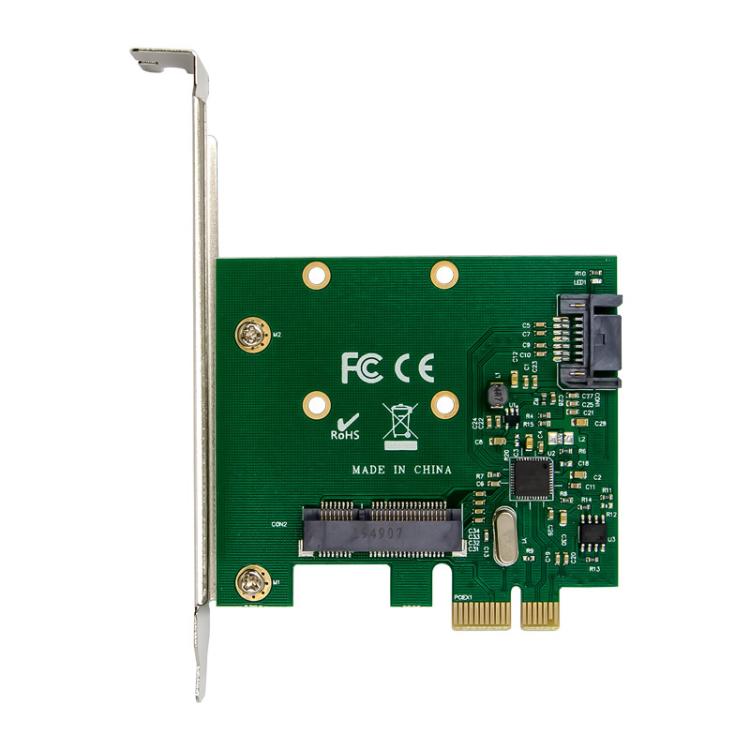 SUNWEIT ST58 PCIe X1 ASM1061 Single Port MSATA 6Gbps SSD Disk Storage Expansion Card - eSATA & SATA & IDE by buy2fix | Online Shopping UK | buy2fix