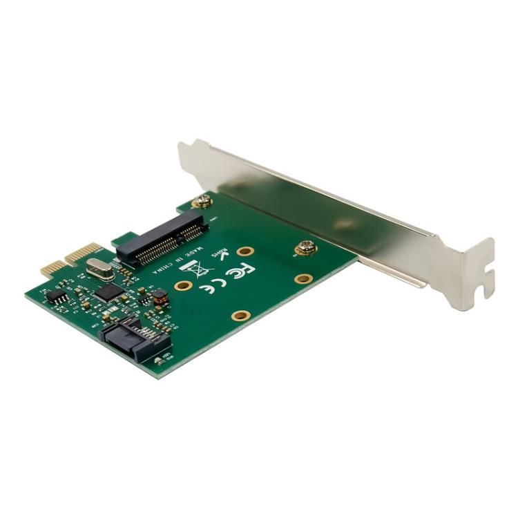 SUNWEIT ST58 PCIe X1 ASM1061 Single Port MSATA 6Gbps SSD Disk Storage Expansion Card - eSATA & SATA & IDE by buy2fix | Online Shopping UK | buy2fix