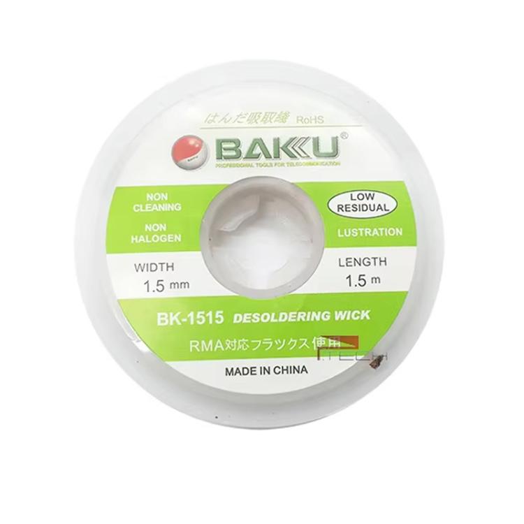 BAKU BK-1515 Solder Wick Remover Desoldering Braid for Electronics Repair - Welding Wire by BAKU | Online Shopping UK | buy2fix