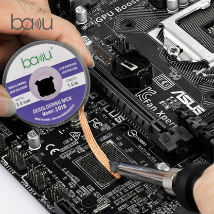 BAKU BK-3015 Solder Wick Remover Desoldering Braid for Electronics Repair - Welding Wire by BAKU | Online Shopping UK | buy2fix