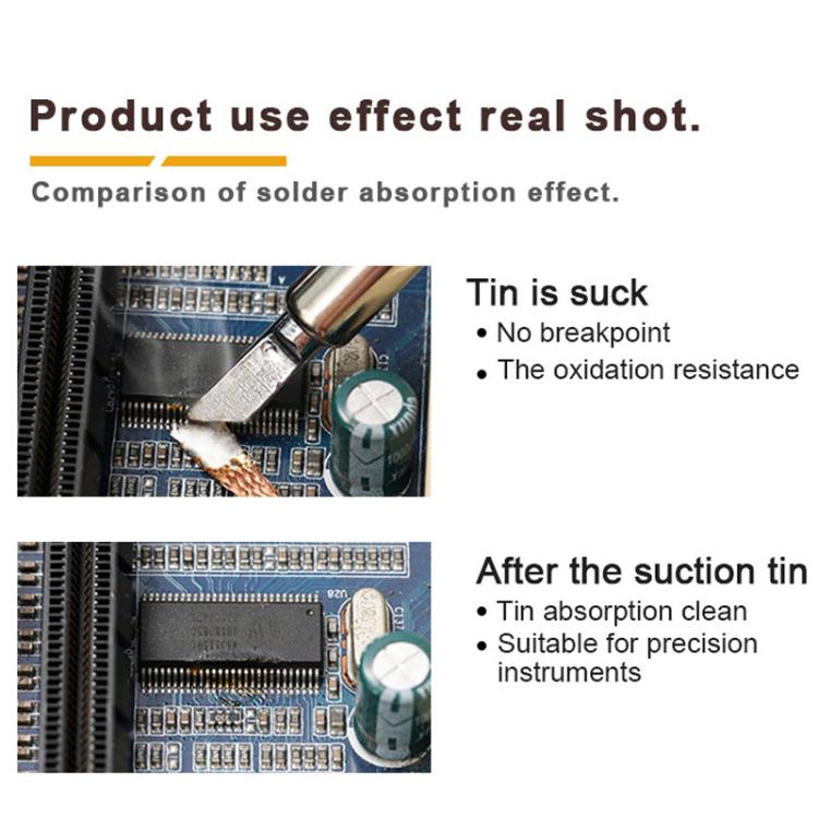 BAKU BK-3015 Solder Wick Remover Desoldering Braid for Electronics Repair - Welding Wire by BAKU | Online Shopping UK | buy2fix