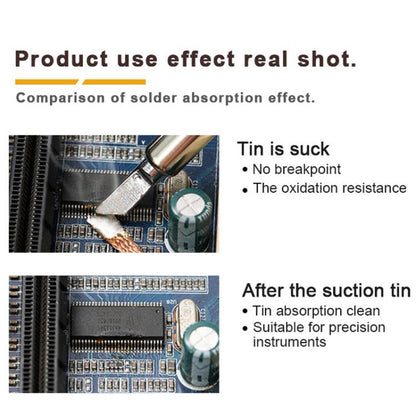 BAKU BK-2515 Solder Wick Remover Desoldering Braid for Electronics Repair - Welding Wire by BAKU | Online Shopping UK | buy2fix