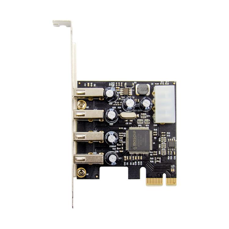 SUNWEIT ST623 PCIe x1 MCS9990 4 Ports USB2.0 Industrial Computer High Speed Expansion Card - Add-on Cards by SUNWEIT | Online Shopping UK | buy2fix