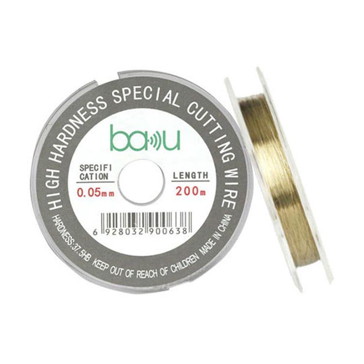BAKU 0.05mm 200m/329ft Carbon Steel Screen Separator Cutting Wire for Smartphone & Tablet LCD Screen Repair - Separation Equipment by BAKU | Online Shopping UK | buy2fix