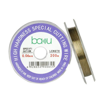 BAKU 0.06mm 200m/329ft Carbon Steel Screen Separator Cutting Wire for Smartphone & Tablet LCD Screen Repair - Separation Equipment by BAKU | Online Shopping UK | buy2fix