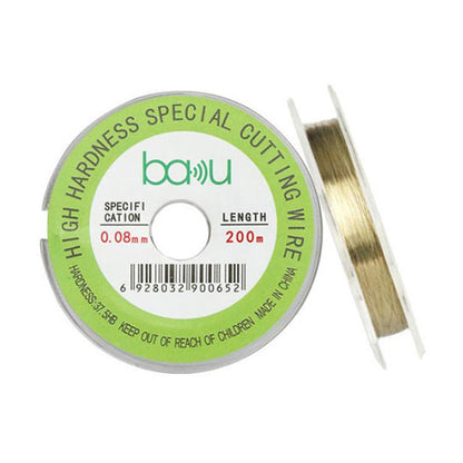 BAKU 0.08mm 200m/329ft Carbon Steel Screen Separator Cutting Wire for Smartphone & Tablet LCD Screen Repair - Separation Equipment by BAKU | Online Shopping UK | buy2fix