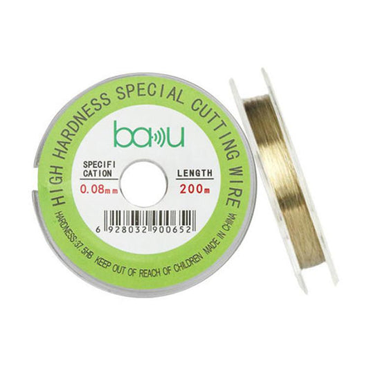 BAKU 0.08mm 200m/329ft Carbon Steel Screen Separator Cutting Wire for Smartphone & Tablet LCD Screen Repair - Separation Equipment by BAKU | Online Shopping UK | buy2fix