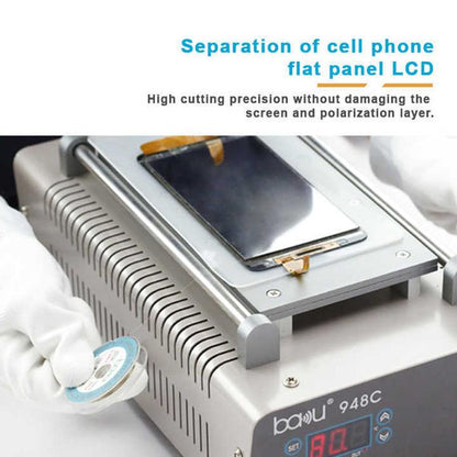 BAKU 0.03mm 200m/329ft Carbon Steel Screen Separator Cutting Wire for Smartphone & Tablet LCD Screen Repair - Separation Equipment by BAKU | Online Shopping UK | buy2fix