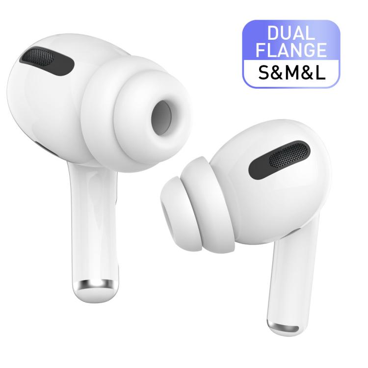 For AirPods Pro / Pro 2 AhaStyle PT99-2 Earphone Silicone Earbuds, Size: M(Black) - Anti-dust & Ear Caps by AhaStyle | Online Shopping UK | buy2fix