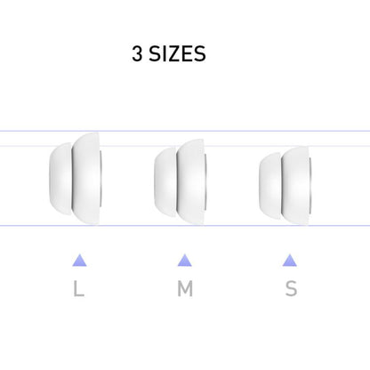 For AirPods Pro / Pro 2 AhaStyle PT99-2 Earphone Silicone Earbuds, Size: S+M+L(White) - Anti-dust & Ear Caps by AhaStyle | Online Shopping UK | buy2fix