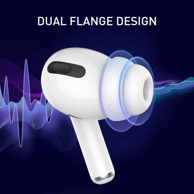 For AirPods Pro / Pro 2 AhaStyle PT99-2 Earphone Silicone Earbuds, Size: M(White) - Anti-dust & Ear Caps by AhaStyle | Online Shopping UK | buy2fix