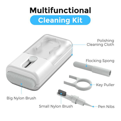 AhaStyle WG93 6 In 1 Earphone Phone Keyboard Multi-Functional Cleaning Tools - Other Accessories by AhaStyle | Online Shopping UK | buy2fix