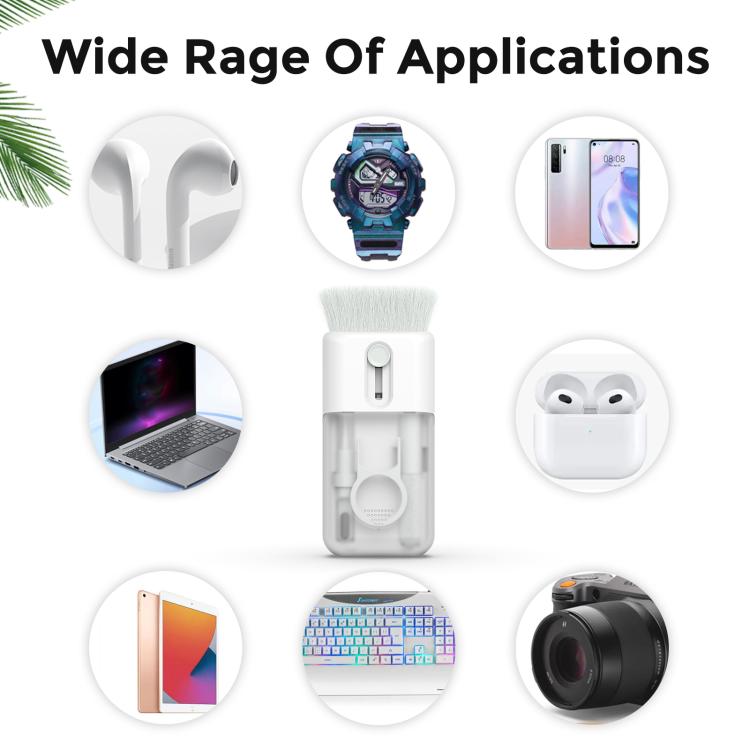AhaStyle WG93 6 In 1 Earphone Phone Keyboard Multi-Functional Cleaning Tools - Other Accessories by AhaStyle | Online Shopping UK | buy2fix