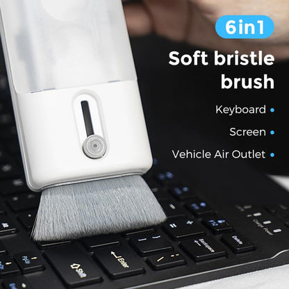 AhaStyle WG93 6 In 1 Earphone Phone Keyboard Multi-Functional Cleaning Tools - Other Accessories by AhaStyle | Online Shopping UK | buy2fix