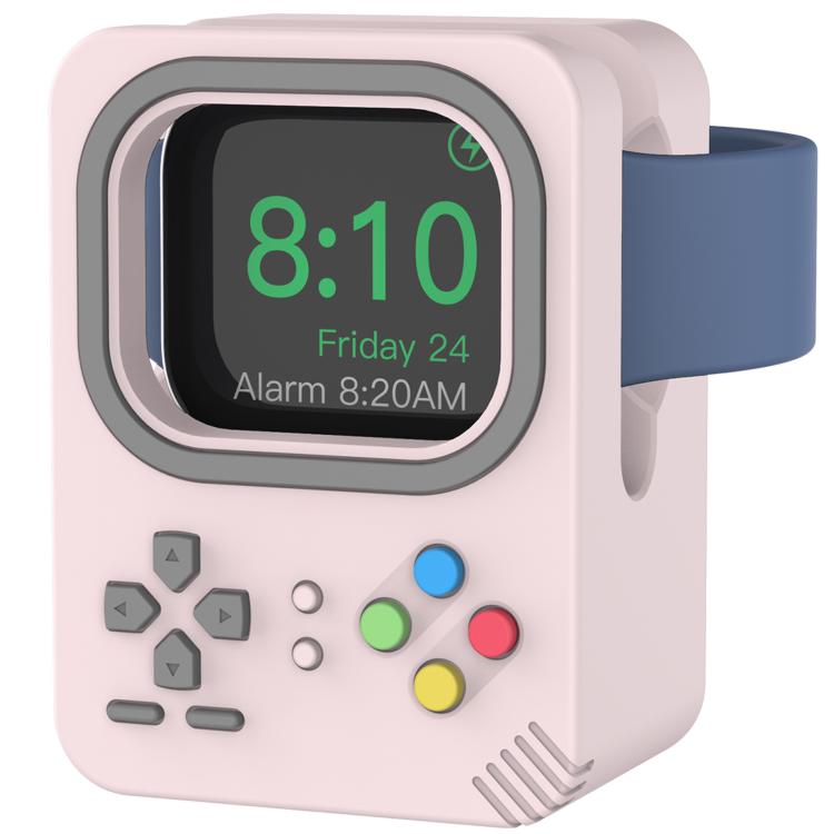 For Apple Watch AhaStyle DD05 Silicone Mini Charging Stand, Without Charger(Pink) - Charger / Holder by AhaStyle | Online Shopping UK | buy2fix