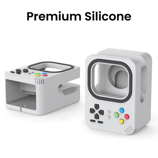 For Apple Watch AhaStyle DD05 Silicone Mini Charging Stand, Without Charger(Gray) - Charger / Holder by AhaStyle | Online Shopping UK | buy2fix