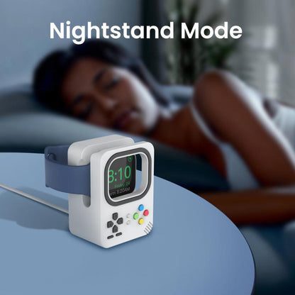 For Apple Watch AhaStyle DD05 Silicone Mini Charging Stand, Without Charger(Gray) - Charger / Holder by AhaStyle | Online Shopping UK | buy2fix