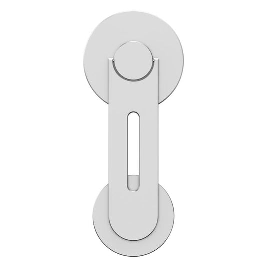 AhaStyle WG26-5 Aluminum MagSafe Circle Magnetic Laptop Expansion Stand Portable Adjustable Phone Holder(Silver) - Hand-Sticking Bracket by AhaStyle | Online Shopping UK | buy2fix