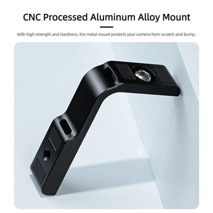 For Insta360 X5 / X4 Sunnylife X4-ZJ826 L-shape Conversion Bracket Magnetic Adaptor Expansion Accessory(Black) - Mount & Holder by Sunnylife | Online Shopping UK | buy2fix