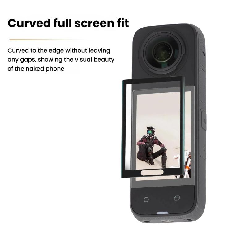 For Insta360 X5 / X4 Sunnylife Curved Tempered Film HD Anti-Explosion Anti-Drop Scratch Protective Film - Protective Film & Stickers by Sunnylife | Online Shopping UK | buy2fix