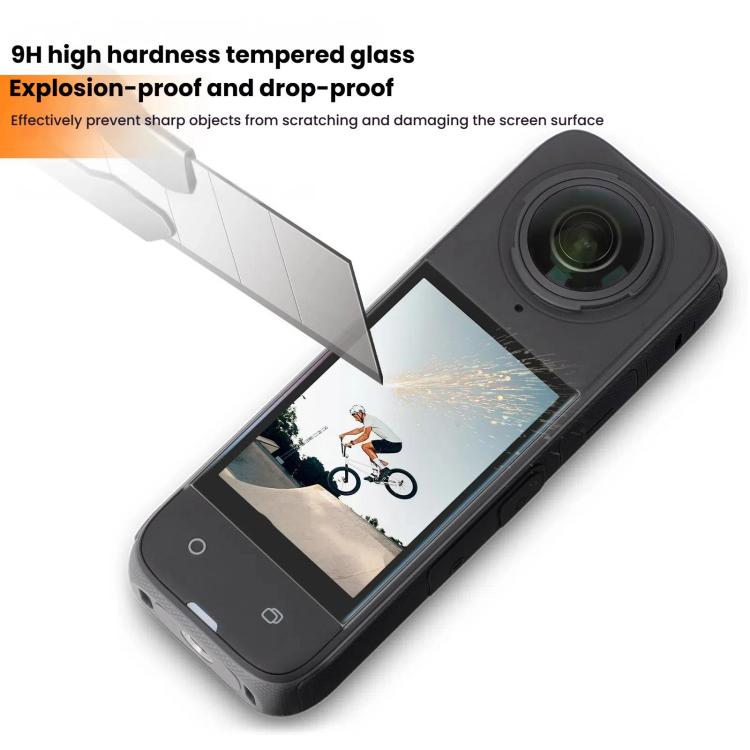 For Insta360 X5 / X4 Sunnylife Curved Tempered Film HD Anti-Explosion Anti-Drop Scratch Protective Film - Protective Film & Stickers by Sunnylife | Online Shopping UK | buy2fix