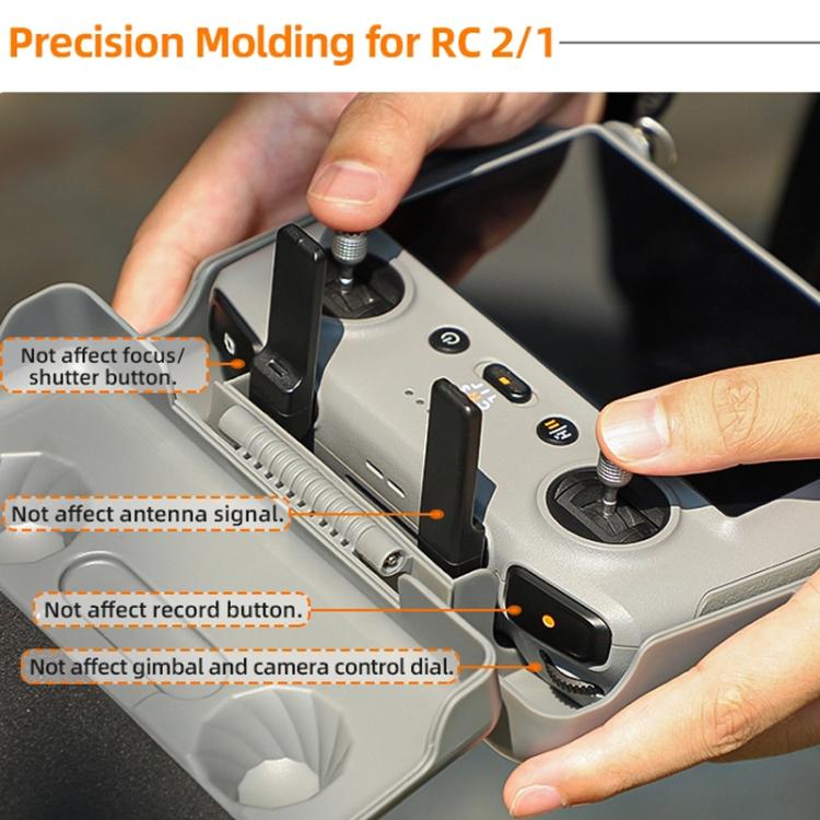 For DJI RC 2 / 1 Sunnylife ZN985 Remote Control 2 In 1 Visor Storage Case - Lens Hood by Sunnylife | Online Shopping UK | buy2fix