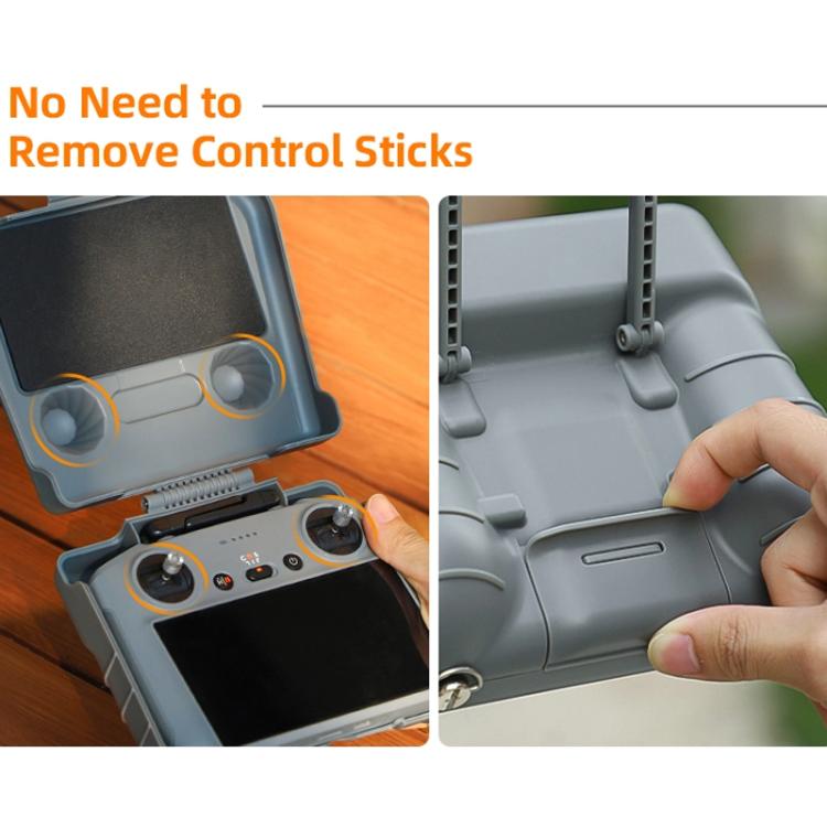 For DJI RC 2 / 1 Sunnylife ZN985 Remote Control 2 In 1 Visor Storage Case - Lens Hood by Sunnylife | Online Shopping UK | buy2fix